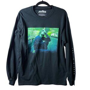 Justin Bieber justice world tour long sleeve‎ tshirt size medium